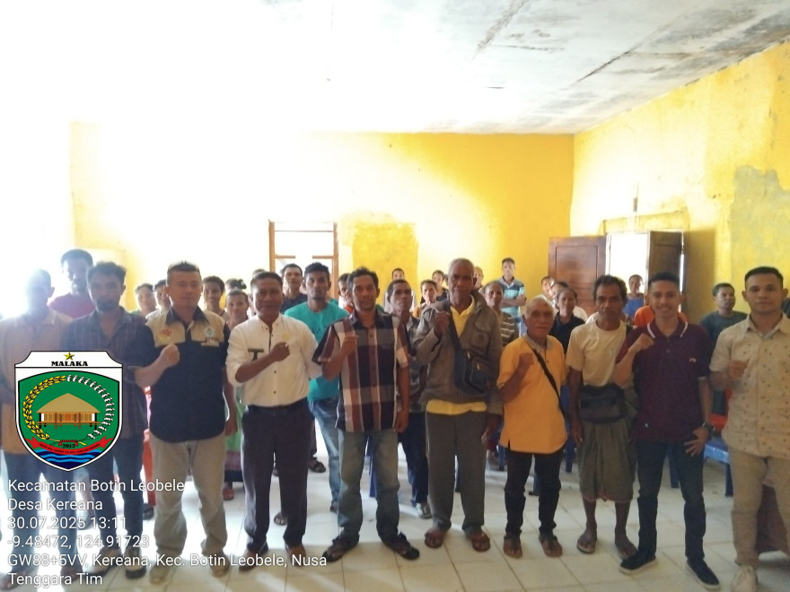 Musyawarah Pra Pelaksana Pembangunan Sarana Air Bersih Dan Cross Way Tahun Anggaran 2025